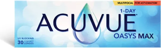 Acuvue Oasys MAX 1-Day Multifocal for Astigmatism