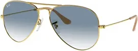 001/3F Arista Gold / Light Blue Lens